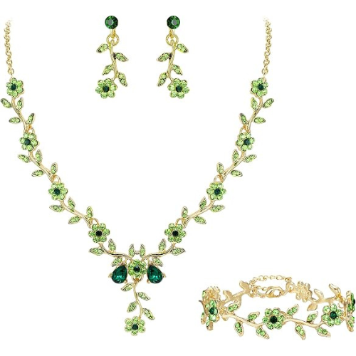 Multicolor Flower Jewelry Set