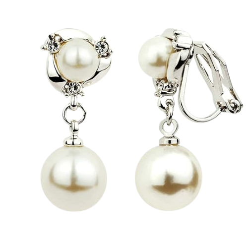 Pearl Drop Dangle Earrings