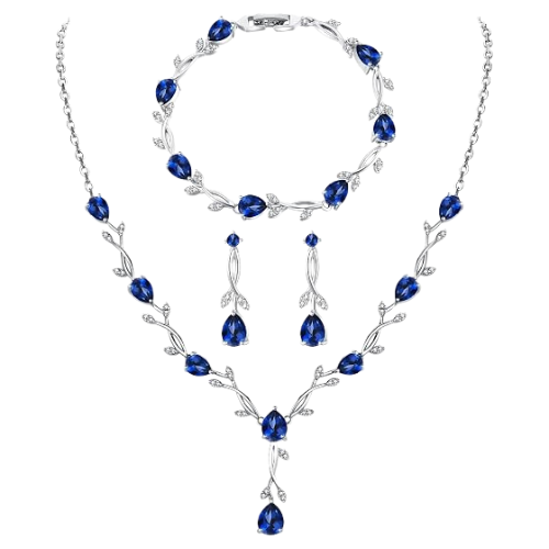Sapphire Jewelry Set