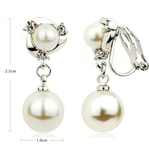 Pearl Drop Dangle Earrings